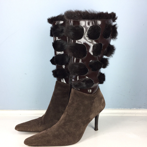 paloma barcelo fur boots